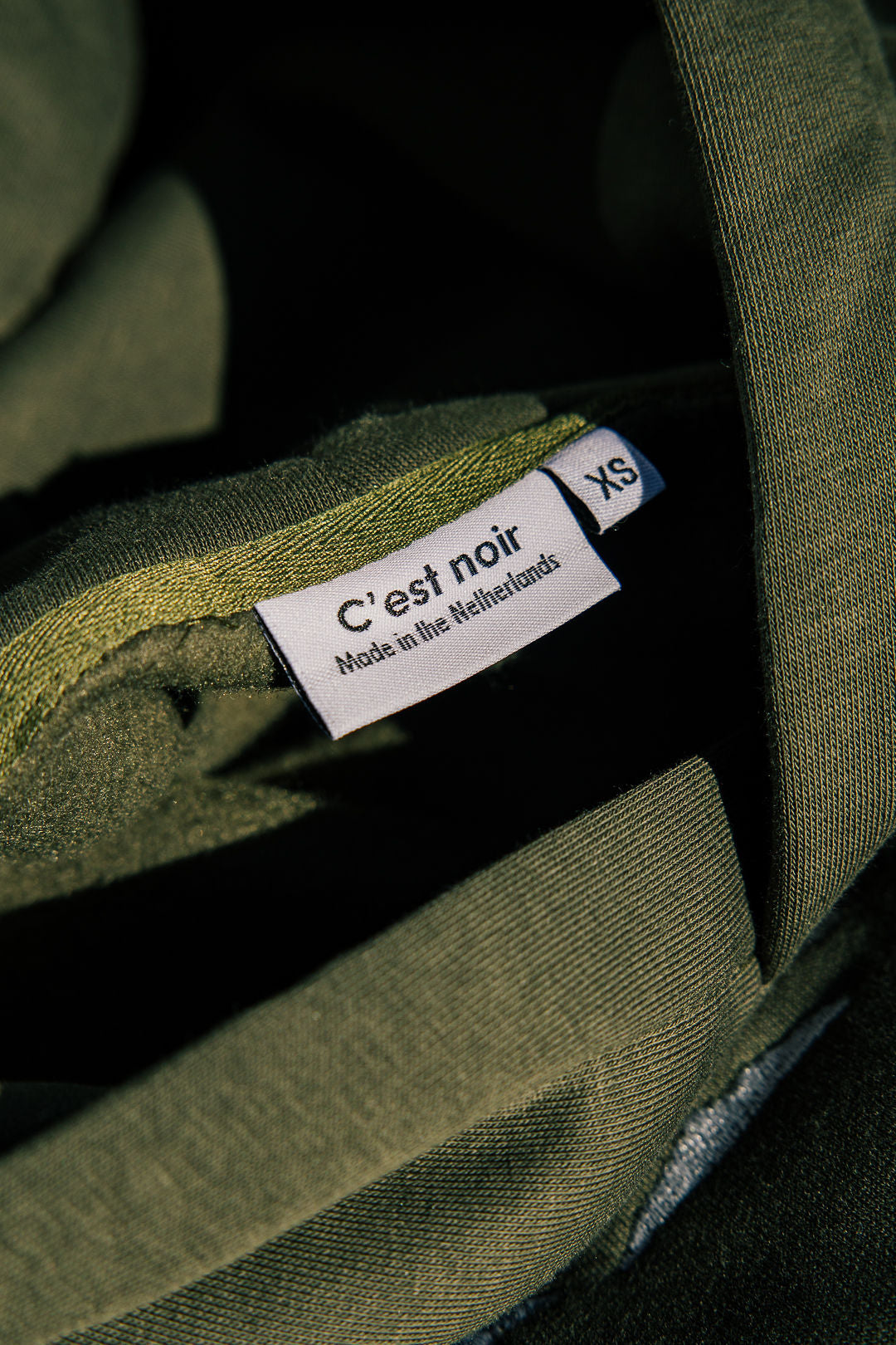 Wintersport capuchontrui groen