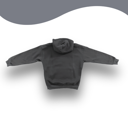 Wintersport capuchontrui donkergrijs